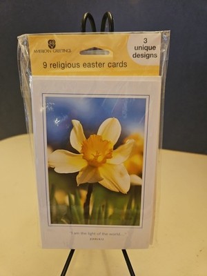 Vtg Religious Easter Cards 9 3 Designs