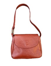 Fendi Originale Borsa Vintage In Pelle Epi Marrone