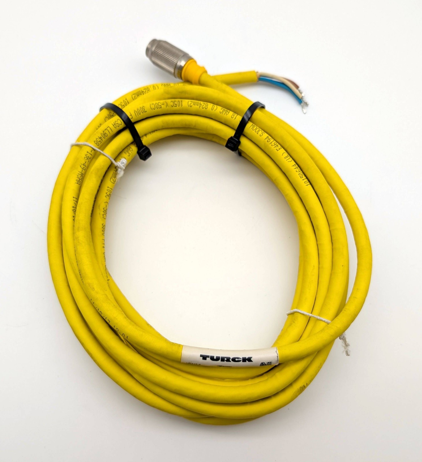Turck RKG 4.4T-6/S600 Sensor Cable 4 Pin Female to Bare 6 Meter