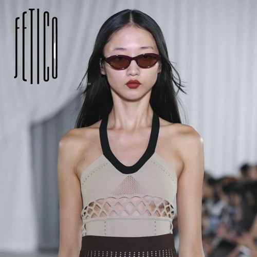 Excellent FETICO BLANC... Oval Sunglasses FETICO BLANC