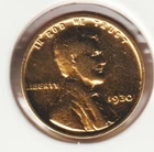 Rare Old Antique 1930 US Lincoln 24k Gold Plated Cent Penny Collection Coin USA