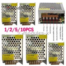 1-10X DC12V 60W Switch Power Supply Adapter Lighting Transformers LED Driver
