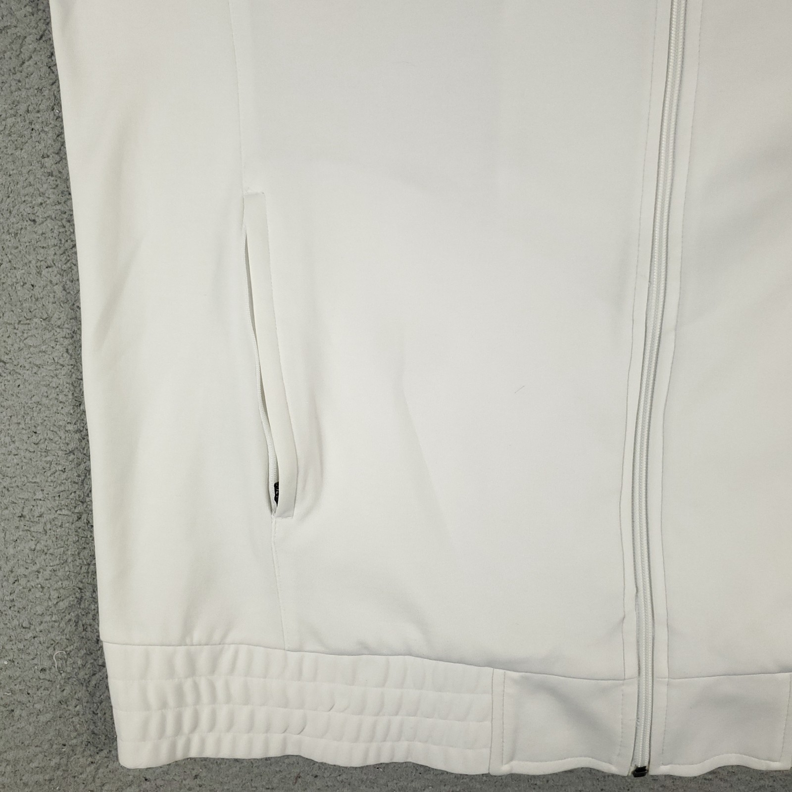 SACAI X NIKE Nike Giacca Uomo 2XL Bianco Blu Vintage Y2K Full Zip Track Maglione Manica Corta*