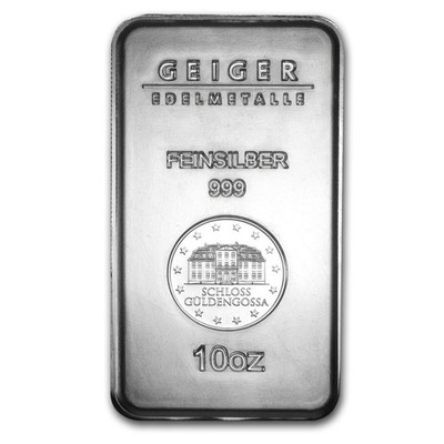 10 oz Silver Bar - Geiger (Security Line Series) | eBay