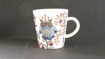 IIttala Porcelain Demitasse Expresso Cup with Owl