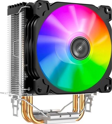 Jonsbo CR-1200 CPU-Kühler, ARGB - 92 mm Lüfter, schwarz, Intel AMD Sockel