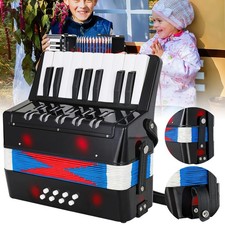 17 Tasten Handharmonika Kinderakkordeon 8 Bässe Piano Accordion Knopf Spielzeug