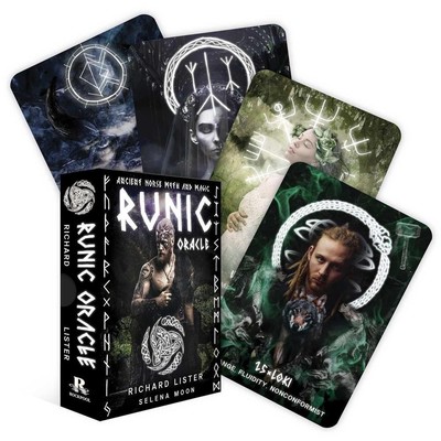 Runic Oracle: Ancient Norse Myth and Magic by Richard Lister Cards Book
