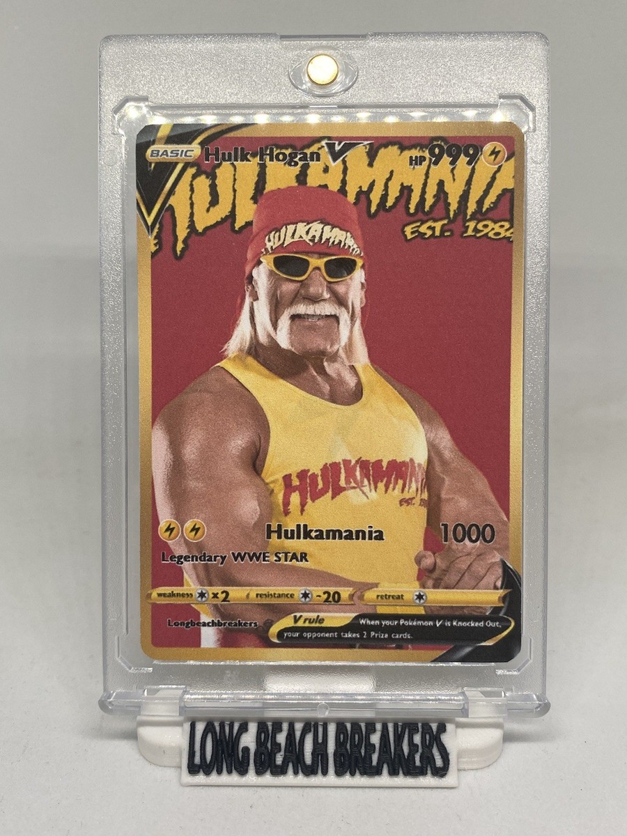 hulk hogan pokemon card Hulk Hogan Pokémon Card Full Art Wrestling Legends WWF, WWE