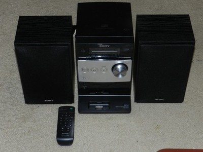 Sony CMT-FX300i Micro Hi Fi Component Stereo System AUX iPod CD W/ REMOTE WORKS