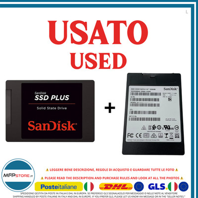 Lotto SSD Sandisk X600 Mit 256GB Und Sandisk Plus Mit 120GB - Gebraucht