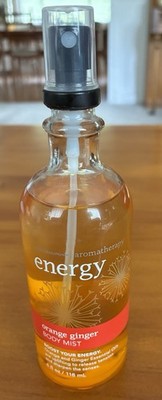 Bath&Body Works Aromatherapy energy orange ginger Body Mist Rare Discontinued  