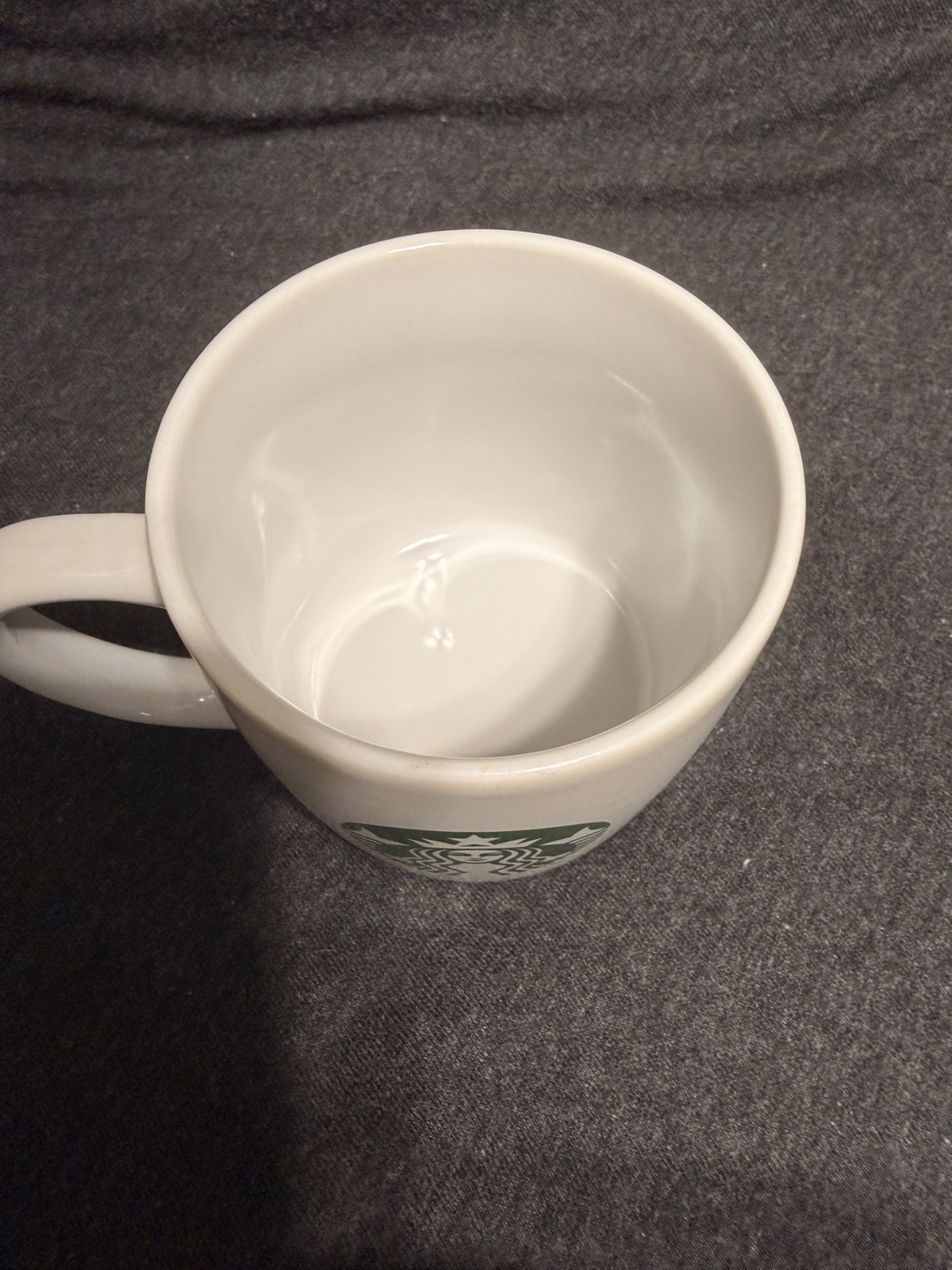 Starbucks Coffee 7.8 Oz Espresso Cup Mug White With Green Mermaid Logo