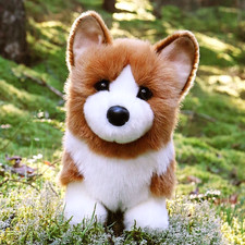 ✤ New DOUGLAS CUDDLE TOY Stuffed Plush CORGI Soft Puppy Dog Plushie Tan White