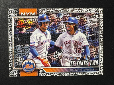 2026 Topps Series 1 It Takes Two Mets #52 FL Spring Training Foil Parallel