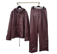 Bottega Veneta Unused Leather Hooded Trouser Setup BOA080121 151516681