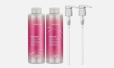 JOICO COLORFUL Anti-fade Shampoo 33.8oz and Conditioner 33.8oz Duo with Two Pump