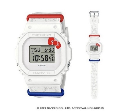 [CASIO×HELLO KITTY] BABY-G BGD-565KT-7JR Casio BABY-G × Hello Kitty 50th Anniversary Limited Watch BGD