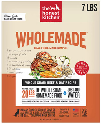 The Honest Kitchen Whole Grain Beef & Oat Dog Food 7 lb