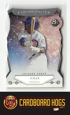 2014 Bowman Platinum #TP-JS Jorge Soler Chicago Cubs Top Prospects Die Cut