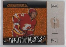 2023-24 Credentials Debut Ticket Access Horizontal Orange 79/99 Connor Zary 00em