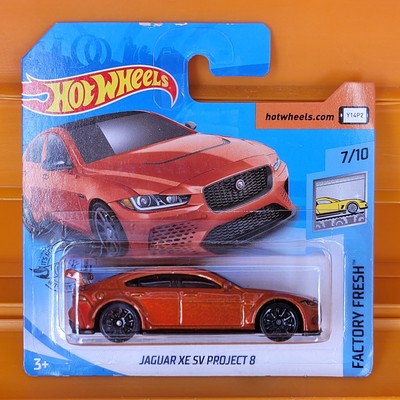 Hot Wheels - 2019 - JAGUAR XE SV PROJECT 8 (Orange) Factory Fresh 7/10 - 244/250