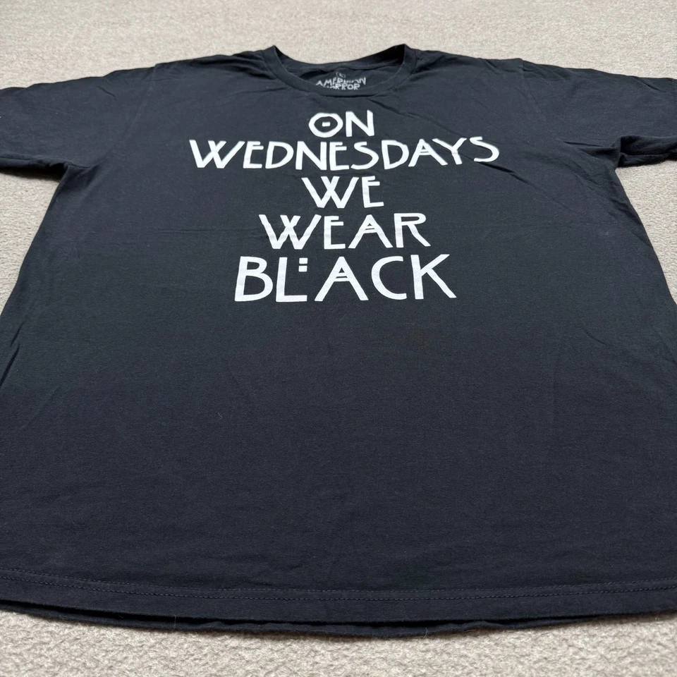 American Horror Story Graphic T Shirt Men's Size L Black Short Sleeve Movie Tee - image 3 of 4