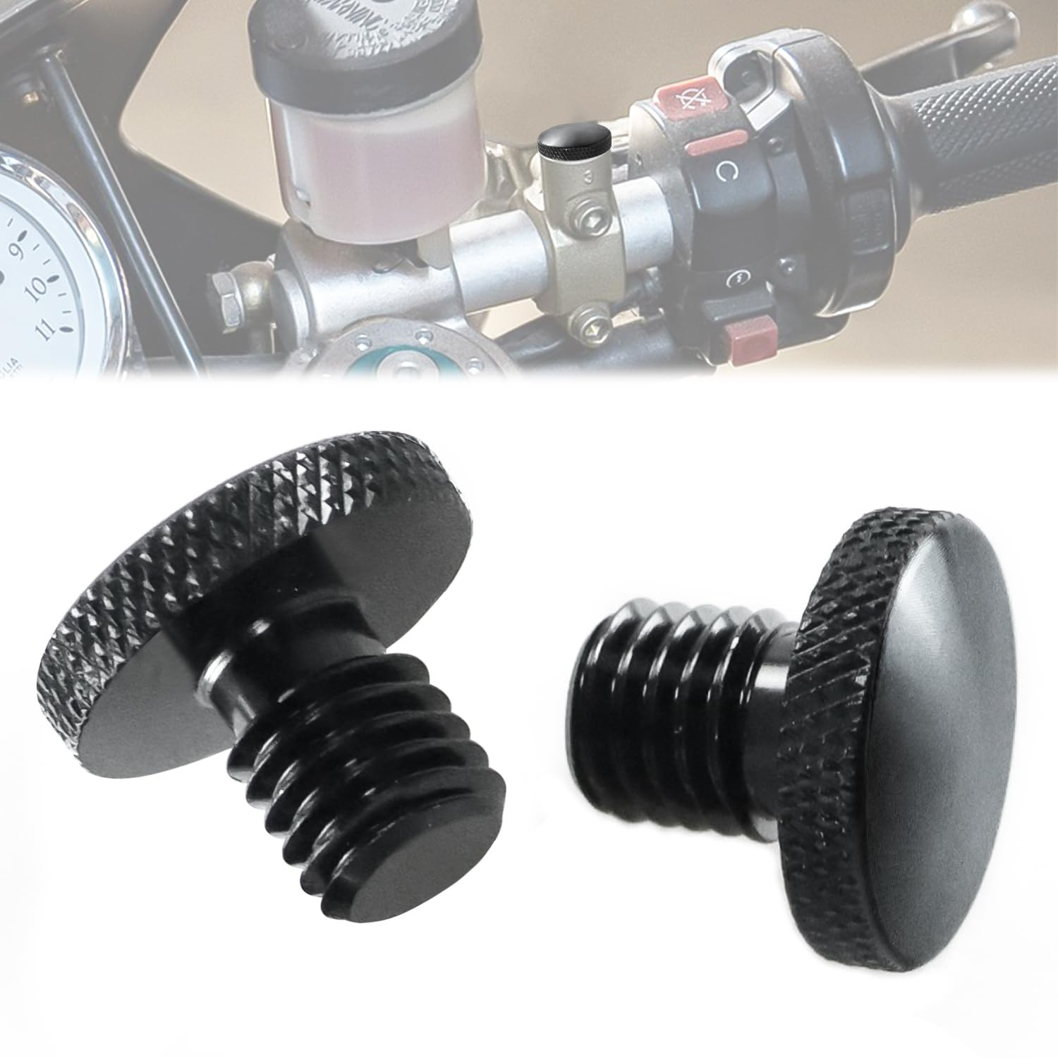 Tappi specchietti moto,Vite accessori moto,Tappi Foro specchietti moto, (w7o)