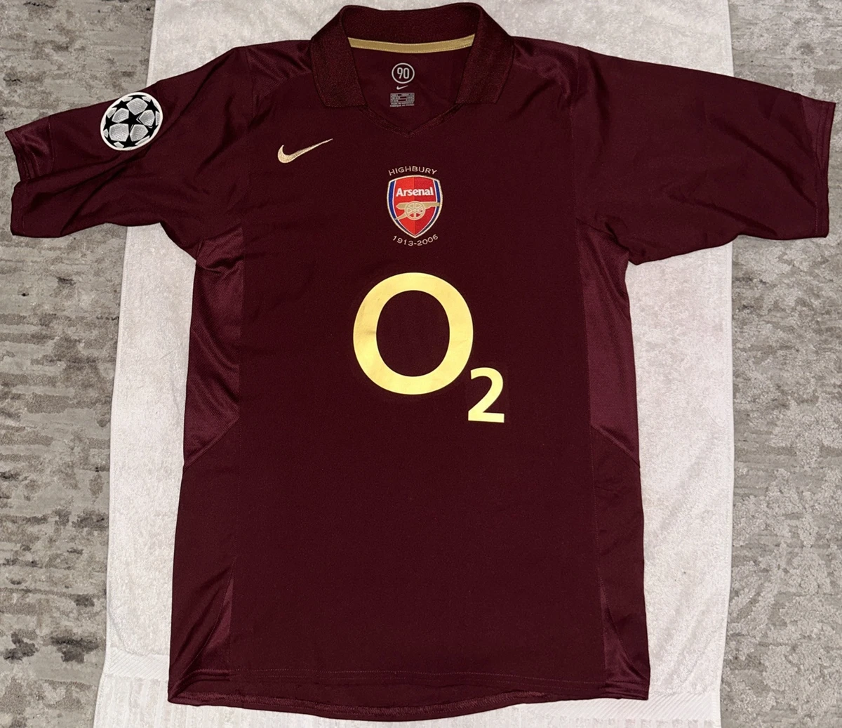Nike Arsenal Gold International Club Soccer Fan Apparel and