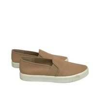 VINCE Blair Slip On Sneaker Tan Perforated Size 7