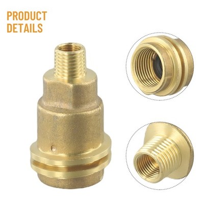1 St��ck Propangas Anschluss Adapter mit 1/2 Zoll Rohrau?engewinde Easy-Connect