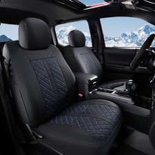 Truckiipa Tacoma Leather Seat Covers Front Pickup Truck Seat Covers Custom Fi...