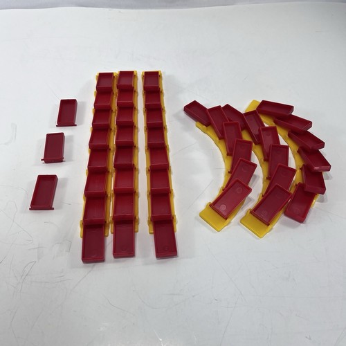 VTG DOMINO RALLY DELUXE SET Replacement Straight & Curved Domino attched Tracks - Picture 1 of 4