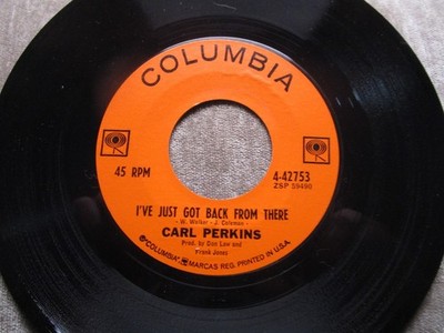 Carl Perkins, Forget Me / I've Just Got Back From There