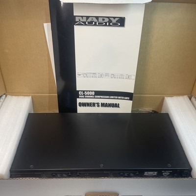 NADY AUDIO CL-5000 DUAL CHANNEL COMPRESSOR LIMITER WITH GATE NIB