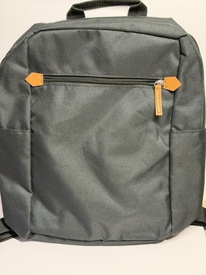 DSW Designer Shoes Warehouse Backpack Travel Bag Black Polyester Fiber Fill New