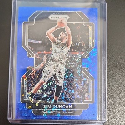 PRIZM 2021-22 TIM DUNCAN #268 SAN ANTONIO SPURS 57/150 BLUE FAST BREAK PRIZM