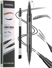 RZJZGZ Curved Eyebrow Pen, 3D Waterproof Eyebrow Pencil Contouring Pen, Brow Pe