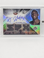 D.J White 2008 Upper Deck SPx Jersey Autographed Rookie Card #169  /599. rookie card picture