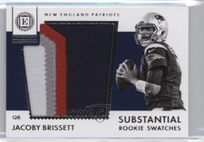 2016 Panini Encased Substantial Rookie Swatches Silver /10 Jacoby Brissett 0c3