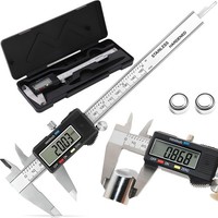 Digitaler Messschieber 0-150Mm Schieblehre Messlehre Mit LCD Edelstahl Retoo