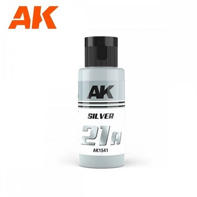 AK Interactive AK1541 - Dual Exo 21A - Silver 60Ml - Neu