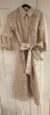 Ricki Freeman for Teri Jon Gold Metallic Dress Size 8