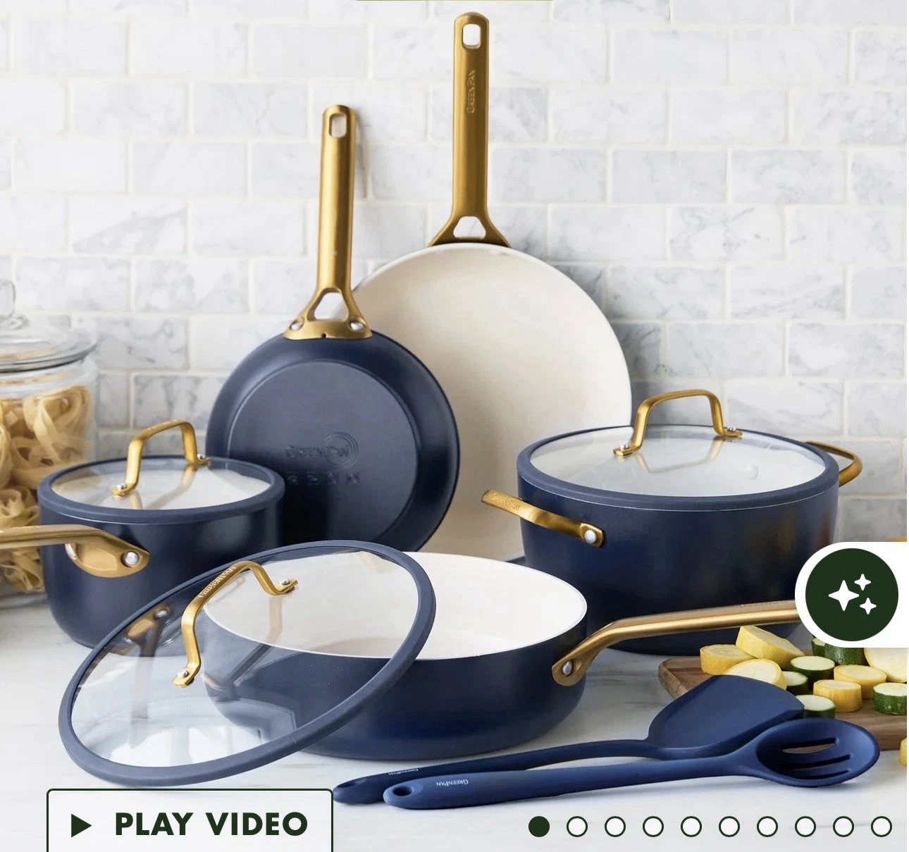 Greenpan 10pc Set Twilight