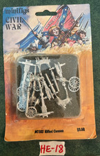 15mm Minifigs American Civil War Rifled Cannon Lot HE-18