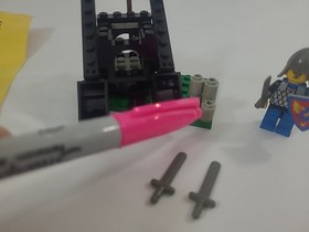 Lego Castle Black Knights 1491 Dual Defender Set 1992 Incomplete W Instructions