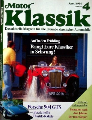 2) Motor Klassik 04/1991 - MG TA Roadster mit 50PS i - Shelby AC Cobra 427 mit 4