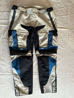 RST Adventure Pro Herren Motorrad Textil XXL Reg Jeans Sil/Blu/Schwarz.