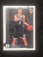 Egor Demin Rookie 2025/26 Topps NBA Basketball Flagship Card #208 Brooklyn Nets
