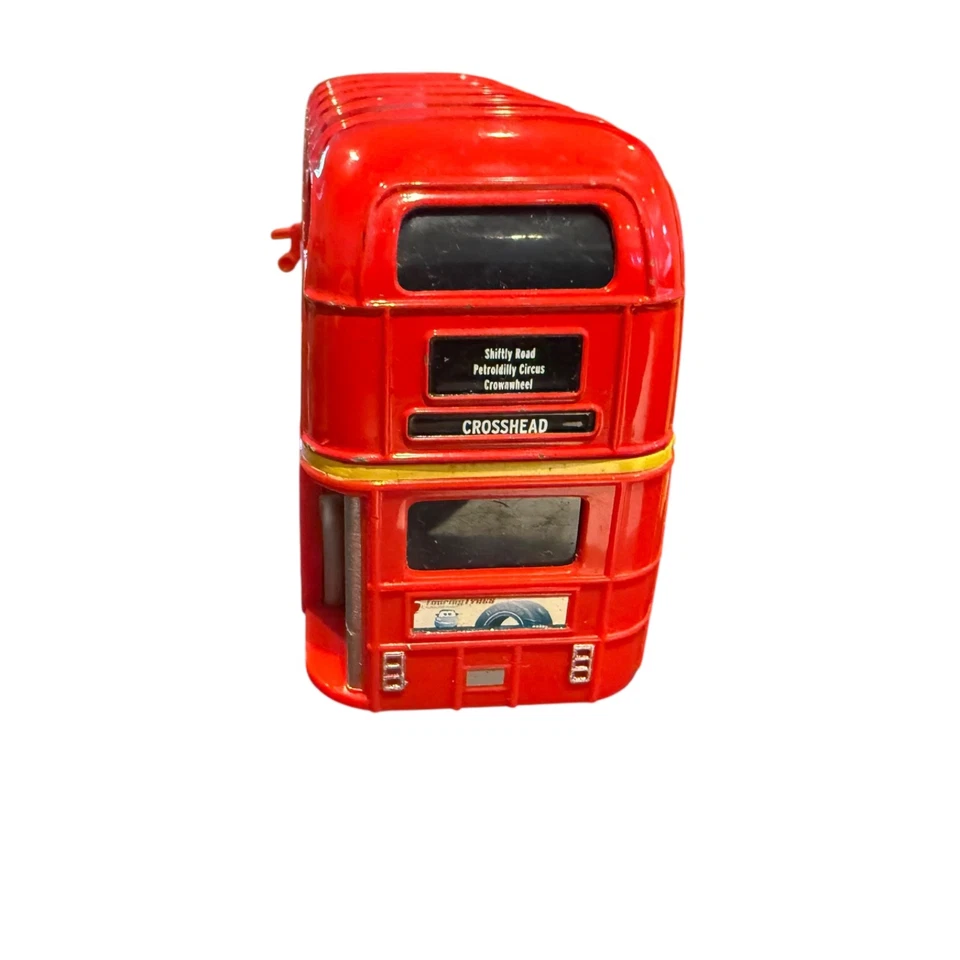 Disney Pixar Cars 2 Deluxe 4 Double Decker Bus #91 Fly the United Kingdom - Image 4 of 4